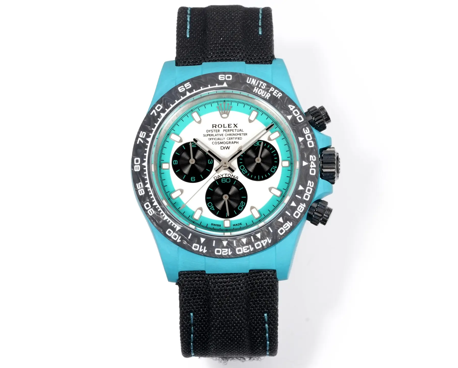 Rolex Daytona Celeste Invert Quartz Fiber