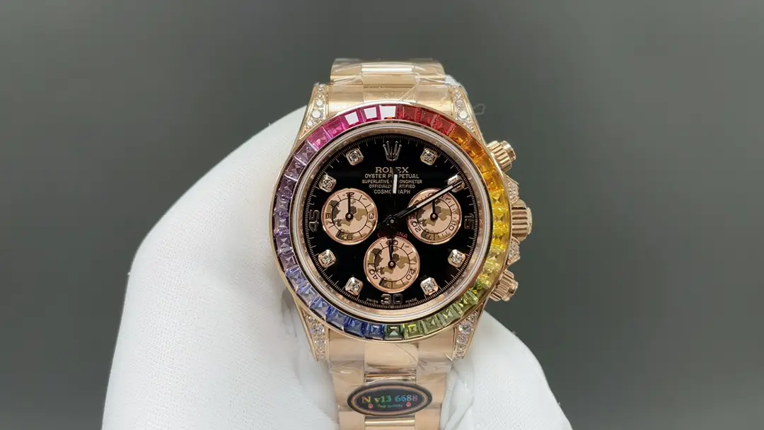 Rolex Oyster Perpetual Cosmograph Daytona Rainbow Everose Gold