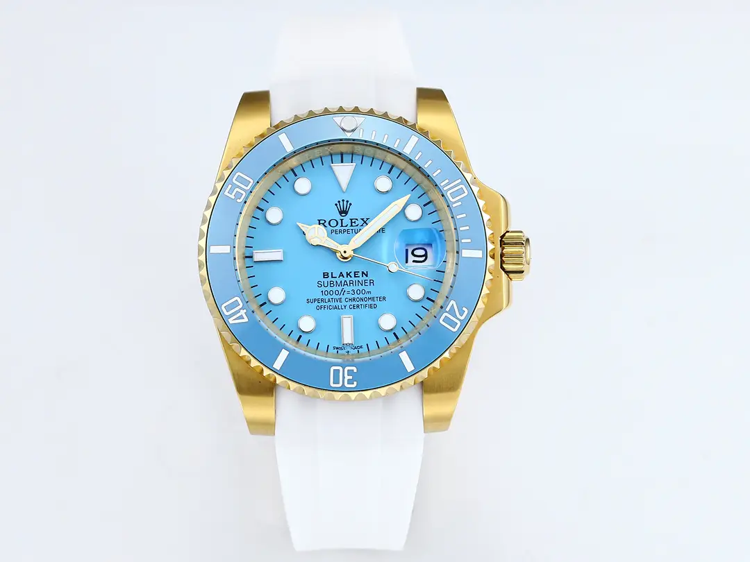 Blaken Rolex Submariner Date "Tiffany" Yellow Gold Custom