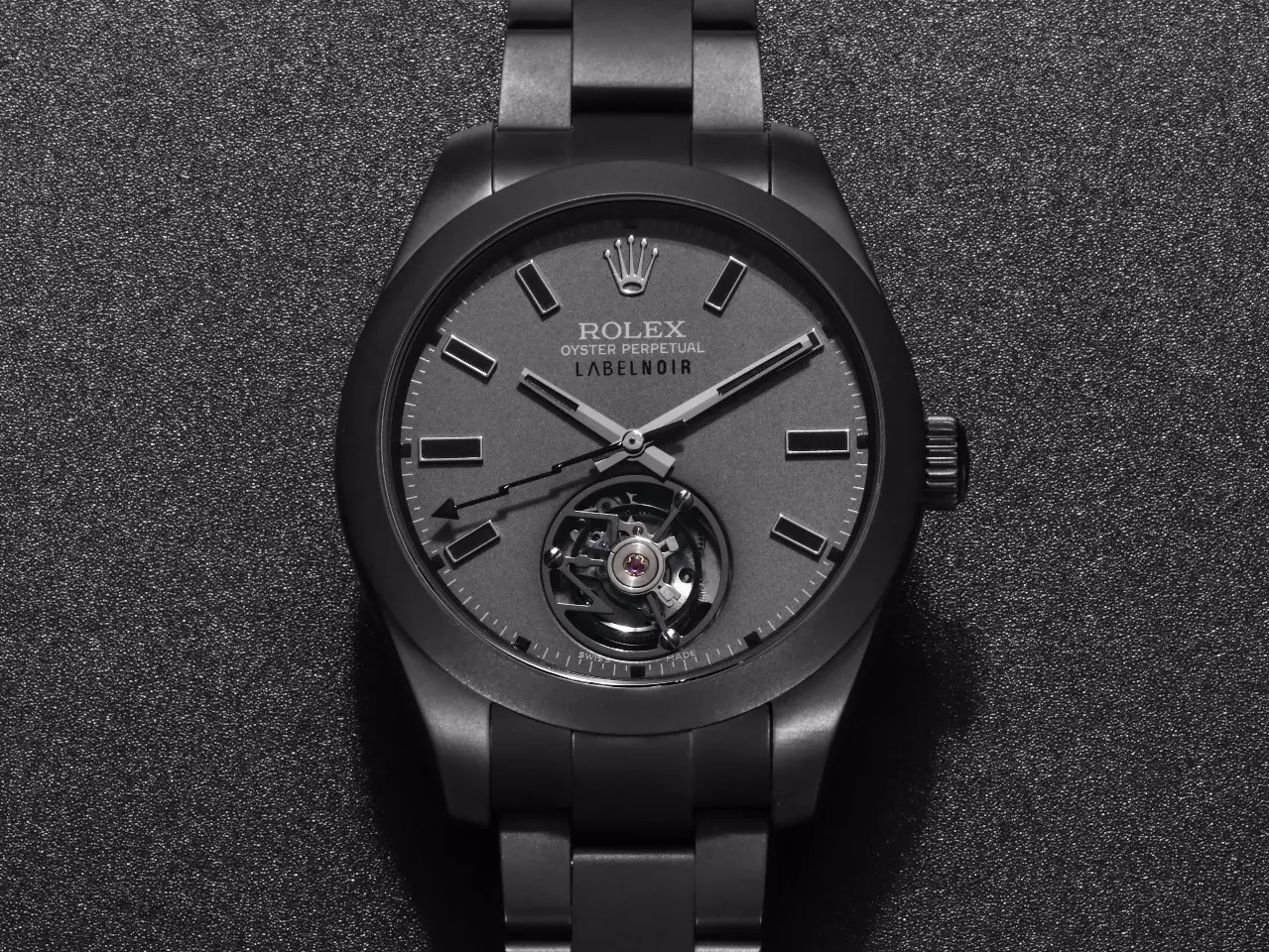 Rolex Milgauss Label Noir Tourbillon Black Edition