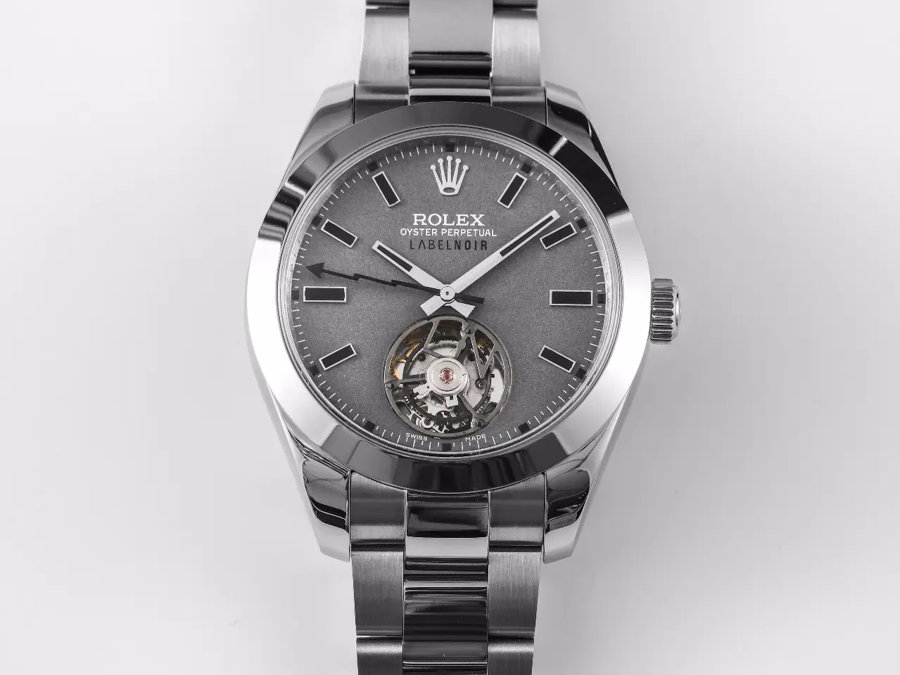 Rolex Milgauss Label Noir Tourbillon Steel Slate Grey