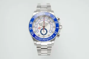 yacht-master ii replica 44MM white dial 116680 blue bezel RepsGoat