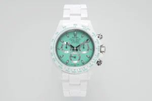 Rolex Daytona Mint Ceramic replica 40MM White Ceramic Bracelet RepsGoat