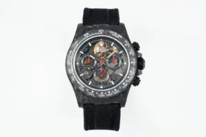 daytona skeleton replica 40MM red accents carbon chronograph RepsGoat