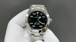 Rolex Air-King 40MM replica black dial Oyster Bracelet RepsGoat
