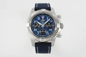 Breitling Avenger B01 Blue Replica 45MM blue dial navy fabric strap AB0147101C1X1 watch