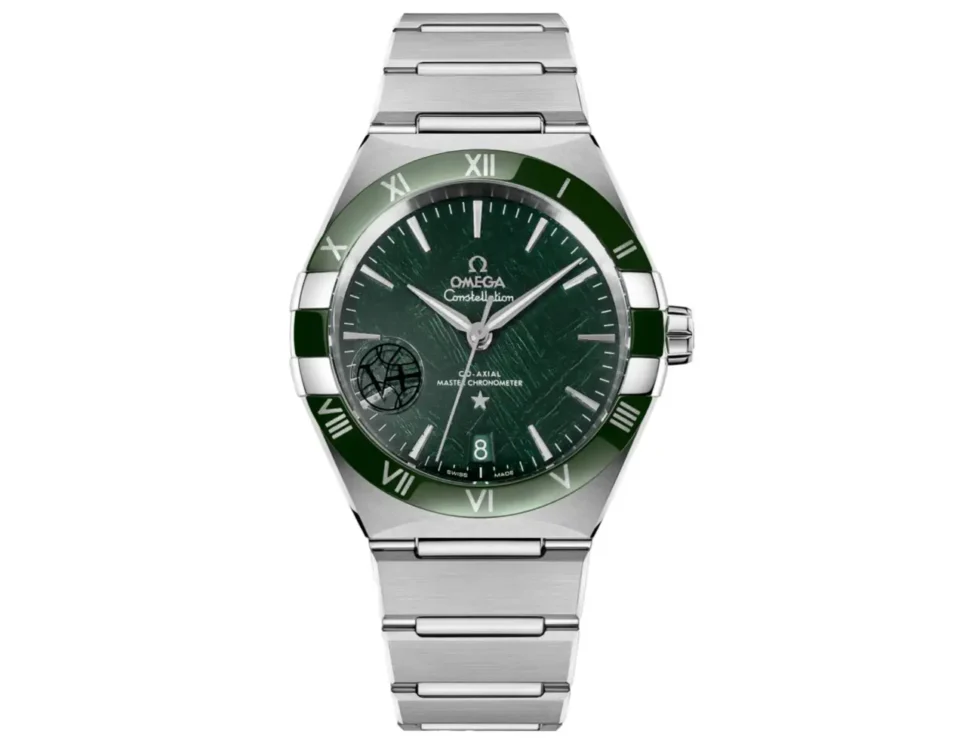 Omega Constellation Super Clone Green Dial Steel Bracelet Premium 41MM