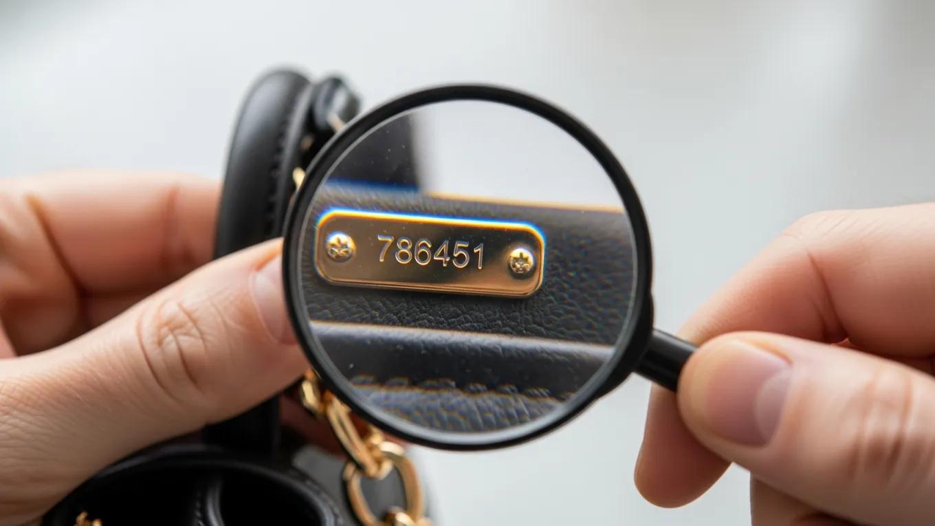 How To Avoid Replica Scams & Fake Marketplaces 2 Close-up of a luxury item being inspected for authenticity