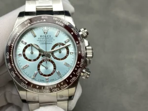 daytona ice blue replica 40MM platinum 126506 chestnut bezel RepsGoat