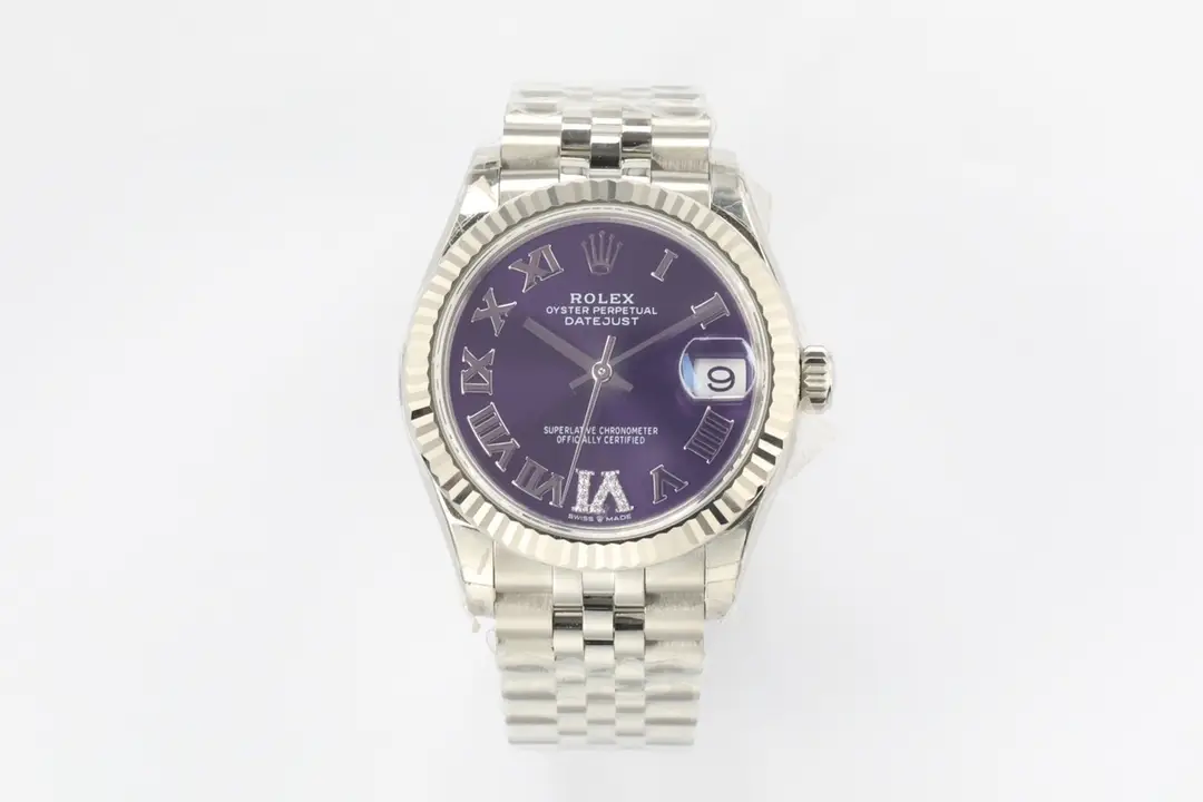 Rolex Datejust 31 Purple Roman Watch Jubilee Ultimate 31MM 178274-0088