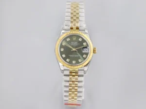 Rolex Datejust 31 Stainless Steel Yellow Gold Diamond Olive Diamond Jubilee 278383RBR-0030