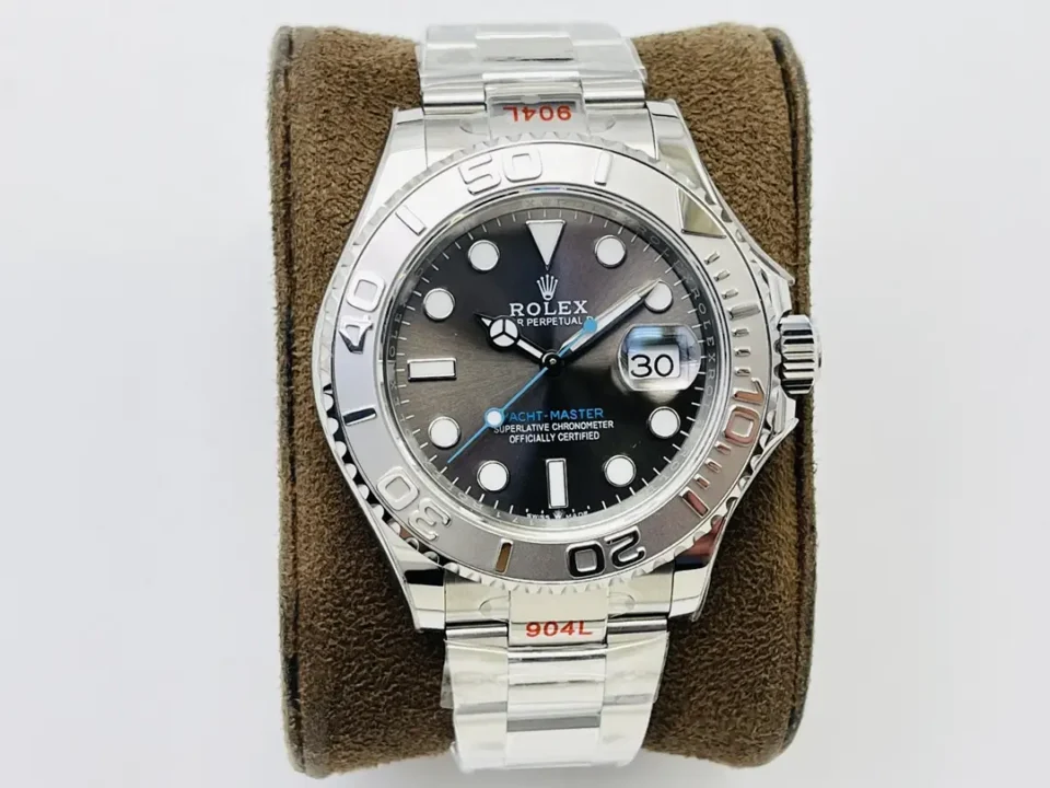 super clone Rolex Yacht-Master 126622-0001 Slate Dial Oyster Bracelet Premium 40MM