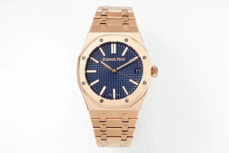 AP Royal Oak Rose Gold Blue Watch Bracelet Ultimate 41MM 15510