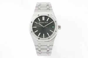 Audemars Piguet Royal Oak Green Watch Steel Bracelet Ultimate 41MM 15510