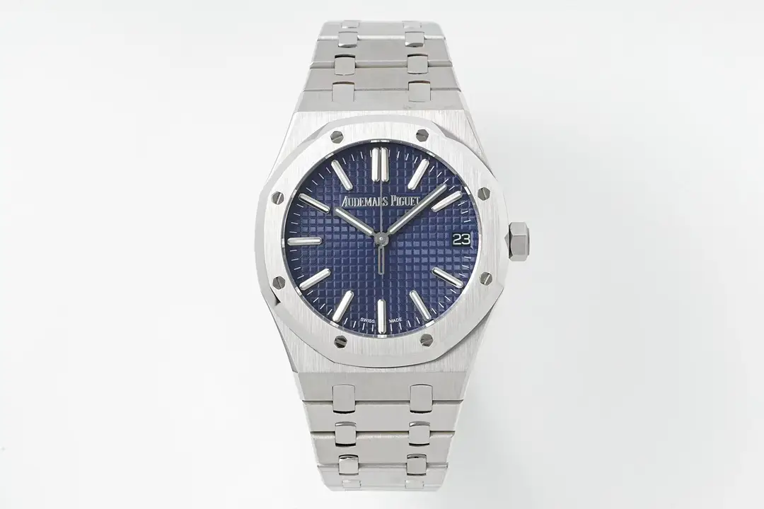 Audemars Piguet Royal Oak Blue Watch Steel Bracelet Ultimate 41MM 15510