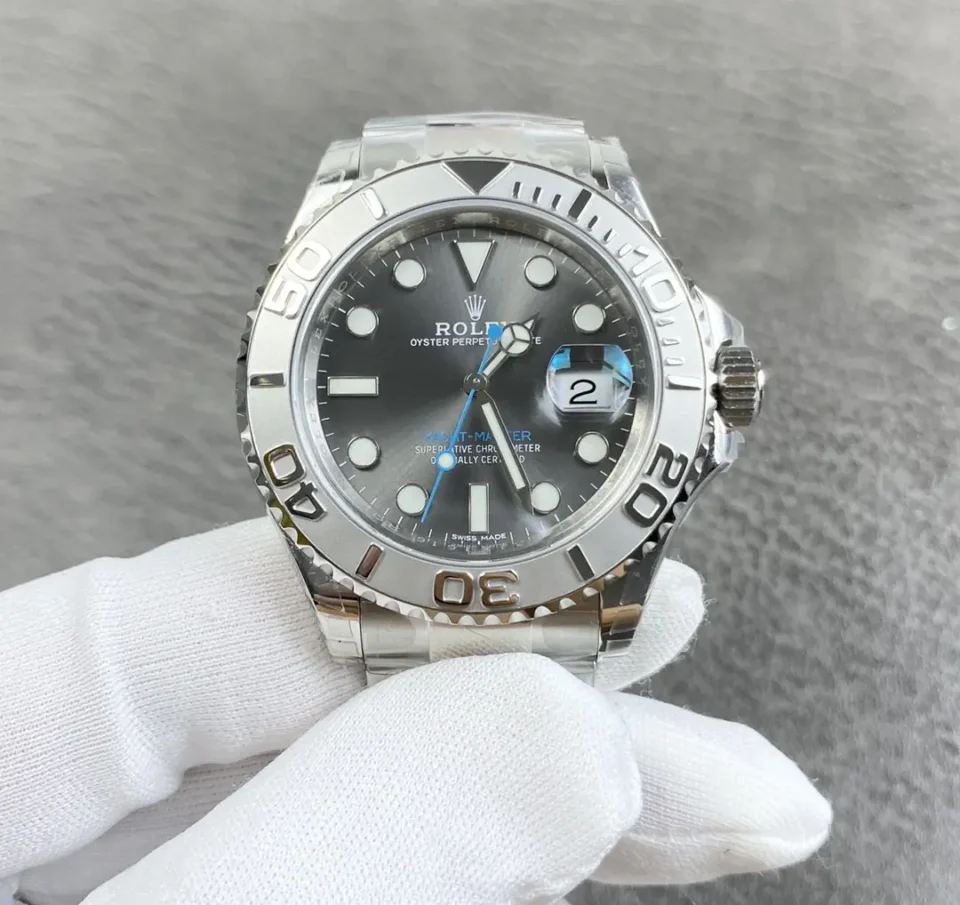 super clone Rolex Yacht-Master 126622-0001 Slate Dial Oyster Bracelet Premium 40MM RLX-YM-126622-SLATE-40-OYS