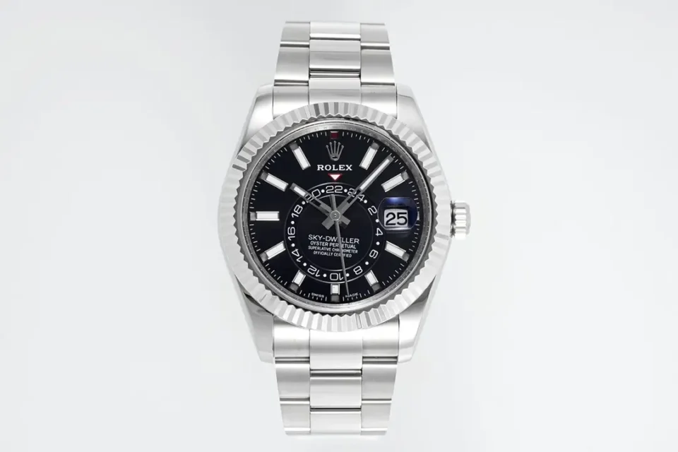 Rolex Sky-Dweller Black Dial Oystersteel & White Gold 42MM 336934-0007