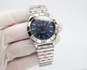 Breitling Chronomat GMT 40 Blue Replica 40MM blue dial steel Rouleaux bracelet A32398101C1A1 watch
