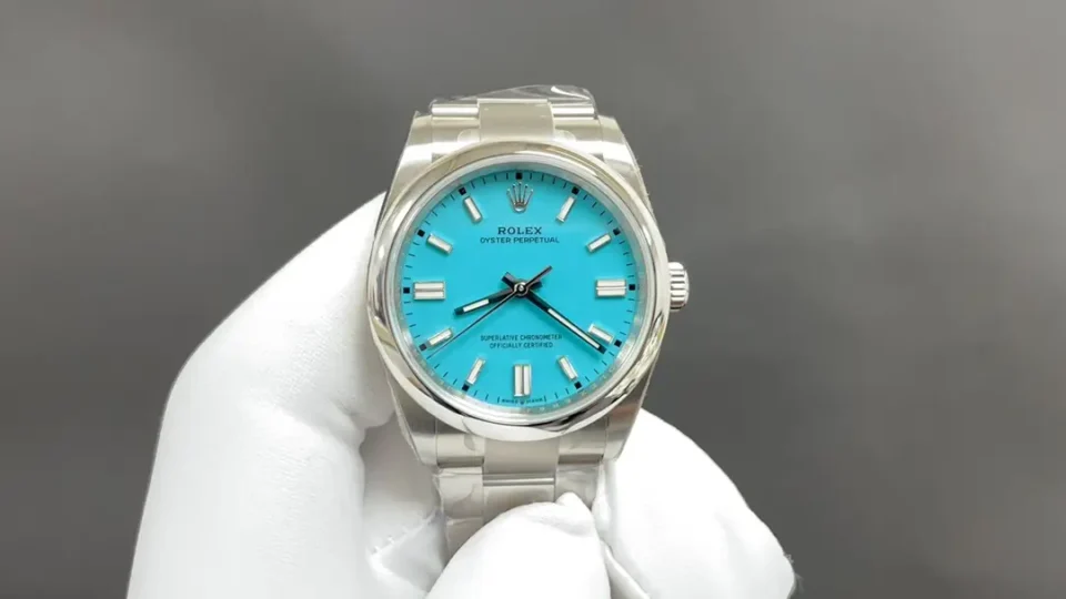 Rolex Oyster Perpetual 36 126000 Turquoise Dial Watch 126000-0006