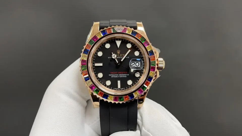 Rolex Yacht Master Golden Sail Candy Bean 40mm Automatic Watch RLX-YM-GOLD-CANDY-40
