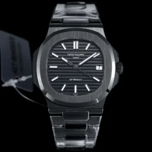 Patek Philippe Black Ceramic Nautilus Watch Black Bracelet Ultimate 40MM