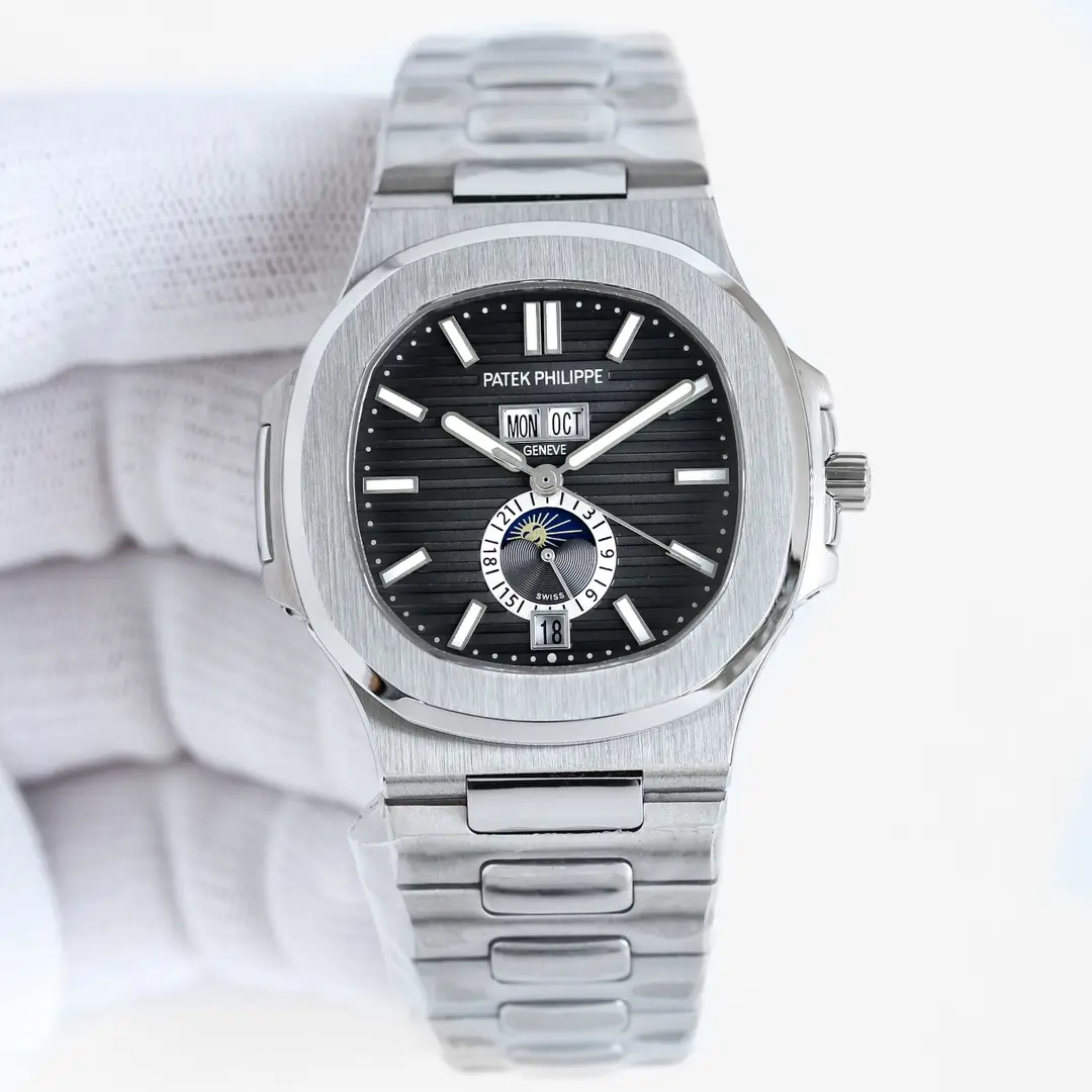 Patek Philippe Super Clone Nautilus 5726 Grey Dial Steel Bracelet Premium 40MM