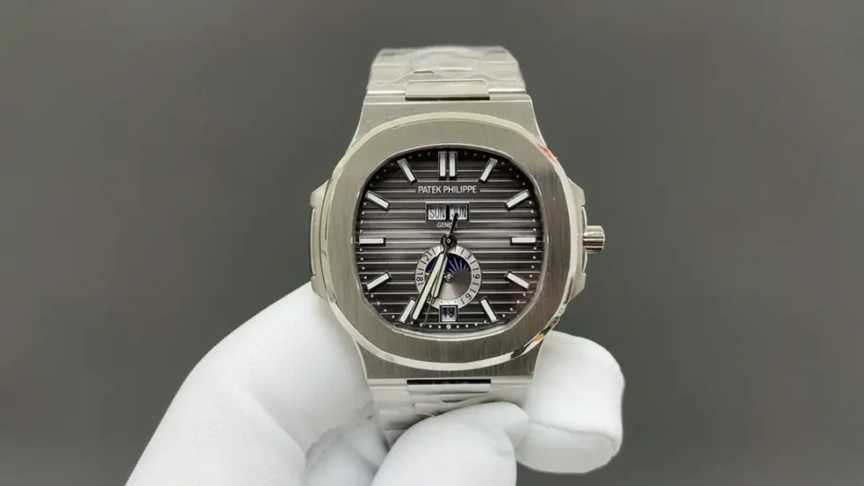 Patek Super Clone Nautilus 5726/1A Grey Dial Steel Bracelet Premium 40MM