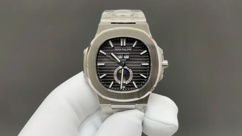 Patek Super Clone Nautilus 5726/1A Grey Dial Steel Bracelet Premium 40MM