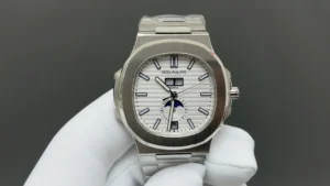 Patek Super Clone Nautilus 5726/1A White Dial Steel Bracelet Premium 40MM