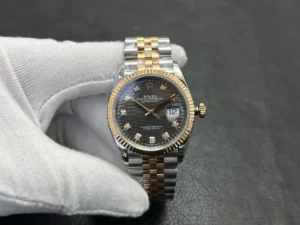 Rolex Datejust 36 Rolesor Yellow Fluted Jubilee Steel Diamonds 116233-0205