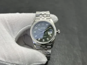 Rolex Datejust 36 Stainless Steel Diamond Green Palm Jubilee 126284RBR-0047