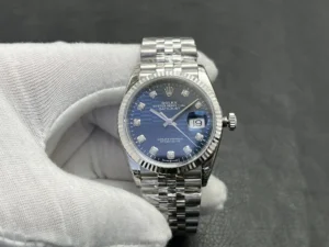 Rolex Datejust 36 Stainless Steel Fluted Jubilee Blue Dial 116234-0079