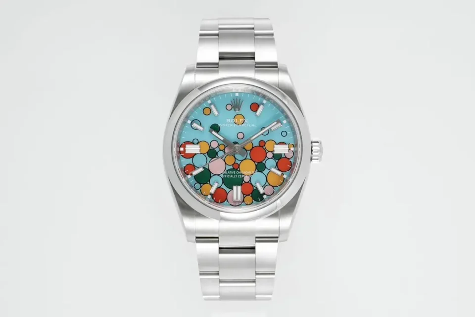 Rolex Oyster Perpetual 36 126000 Turquoise Celebration Dial Watch 126000-0009