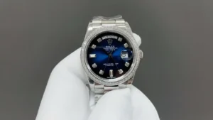 Rolex Day-Date 36 Week Calendar Blue Dial Gold Automatic Watch RLX-DD-36-WKCAL-BLU