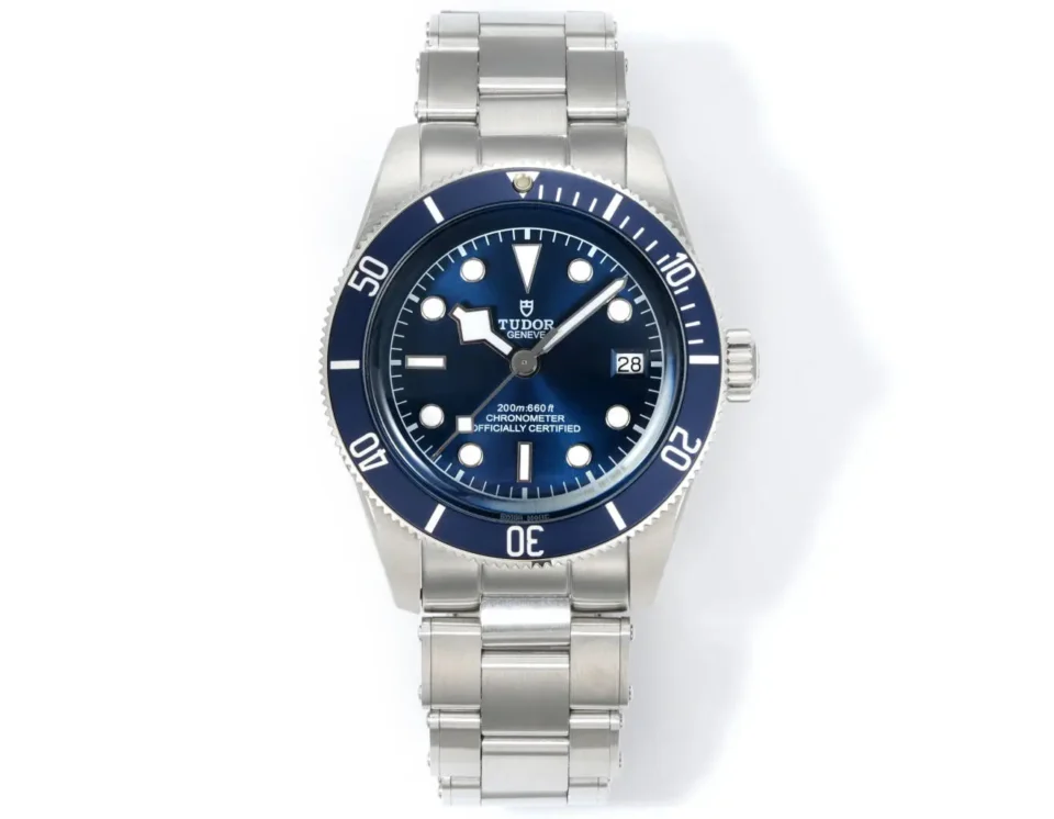 Tudor Blue Bay Watch Blue Dial Blue Bezel Steel Bracelet Premium 41MM