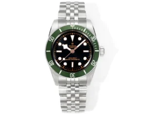 Tudor R28 Biwan Green Bezel Black Dial Five-Link Steel Bracelet Premium 41MM