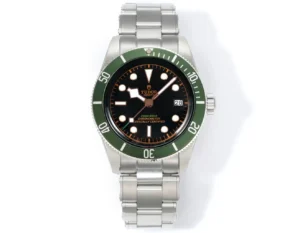 Tudor R28 Biwan Green Bezel Black Dial Five-Link Bracelet Premium 41MM TUD-R28-GRN-STL-41