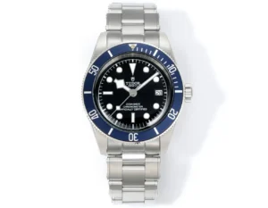 Tudor R28 Biwan Blue Bezel Black Dial Five-Link Steel Bracelet Premium 41MM TUD-R28-BLU-STL-41