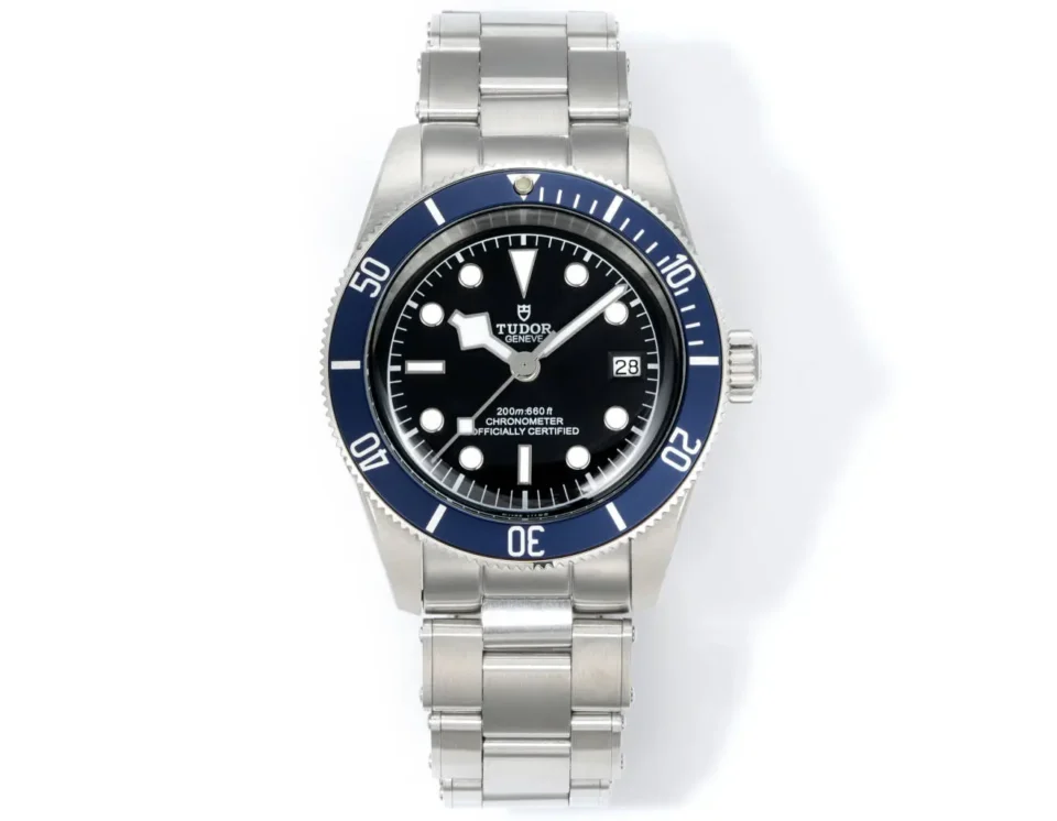 Tudor R28 Biwan Blue Bezel Black Dial Five-Link Steel Bracelet Premium 41MM