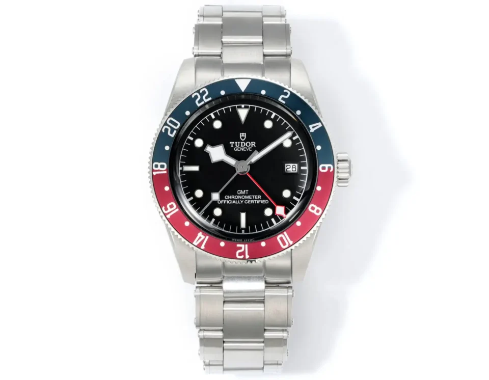 Tudor GMT Watch Black Bay Pepsi Bezel Steel Bracelet Premium 41MM TUD-R28-PEPSI-STL-41