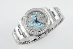 Rolex Daytona Ice Blue Diamond Watch Oyster Bracelet Ultimate 40MM