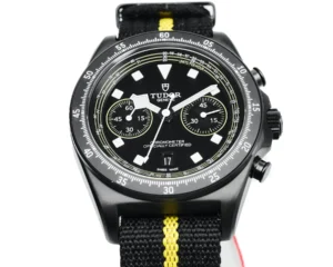 Tudor FXD Chronograph Black Dial Yellow Stripe Strap Premium 43MM TUD-FXD-YLW-43