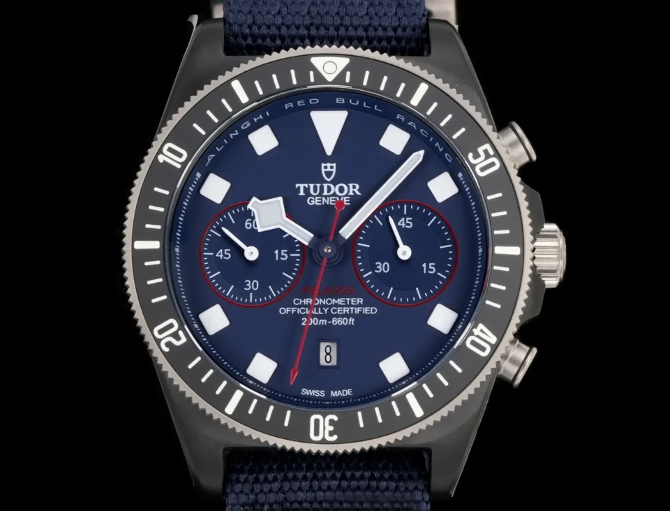 Tudor Pelagos FXD Chronograph Blue Dial Navy Fabric Strap Ultimate 43MM M25807KN-0001
