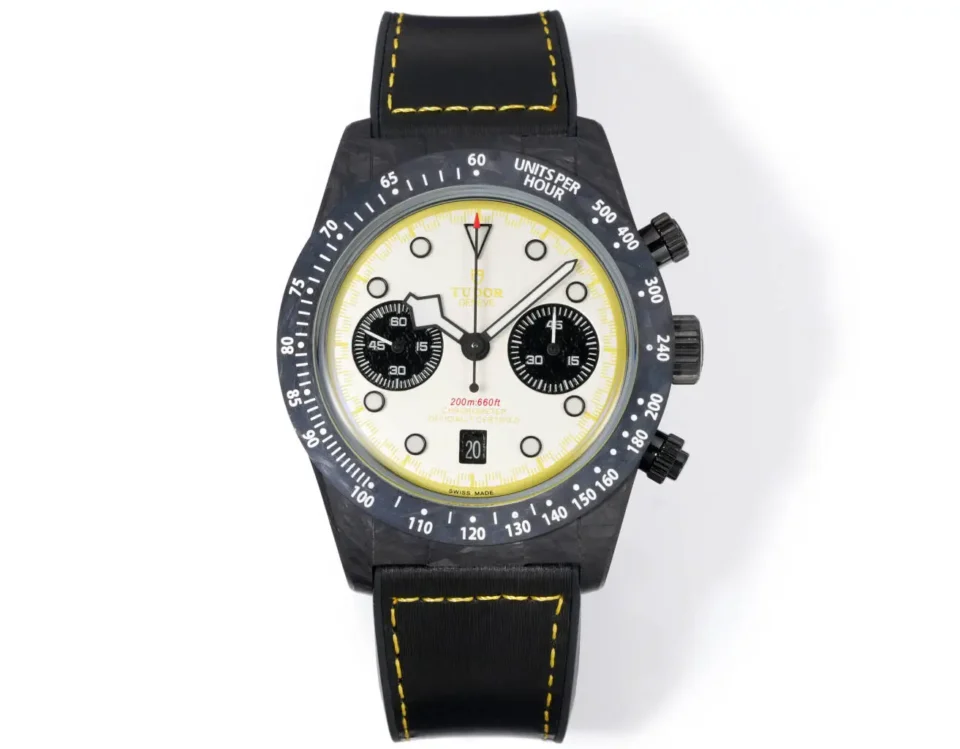 Tudor R29 Biwan Series Yellow & Black Carbon Strap Limited Edition 42MM Premium M7937KN-0001