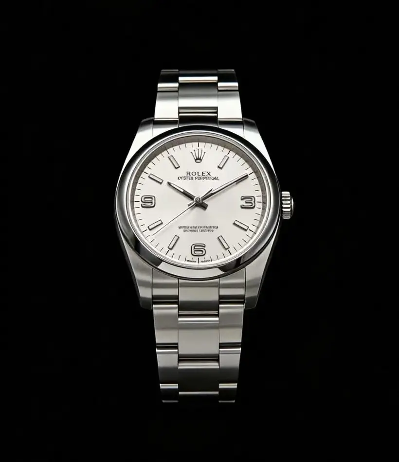 Rolex Oyster Perpetual 36 116000 White Dial Watch RLX-OP-116000-36-WHT