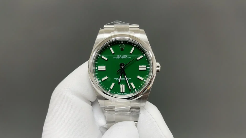Rolex Oyster Perpetual 41 134300 Green Dial Watch 134300-004