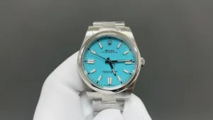 Rolex Oyster Perpetual 41 124300 Turquoise Dial Watch 124300-006
