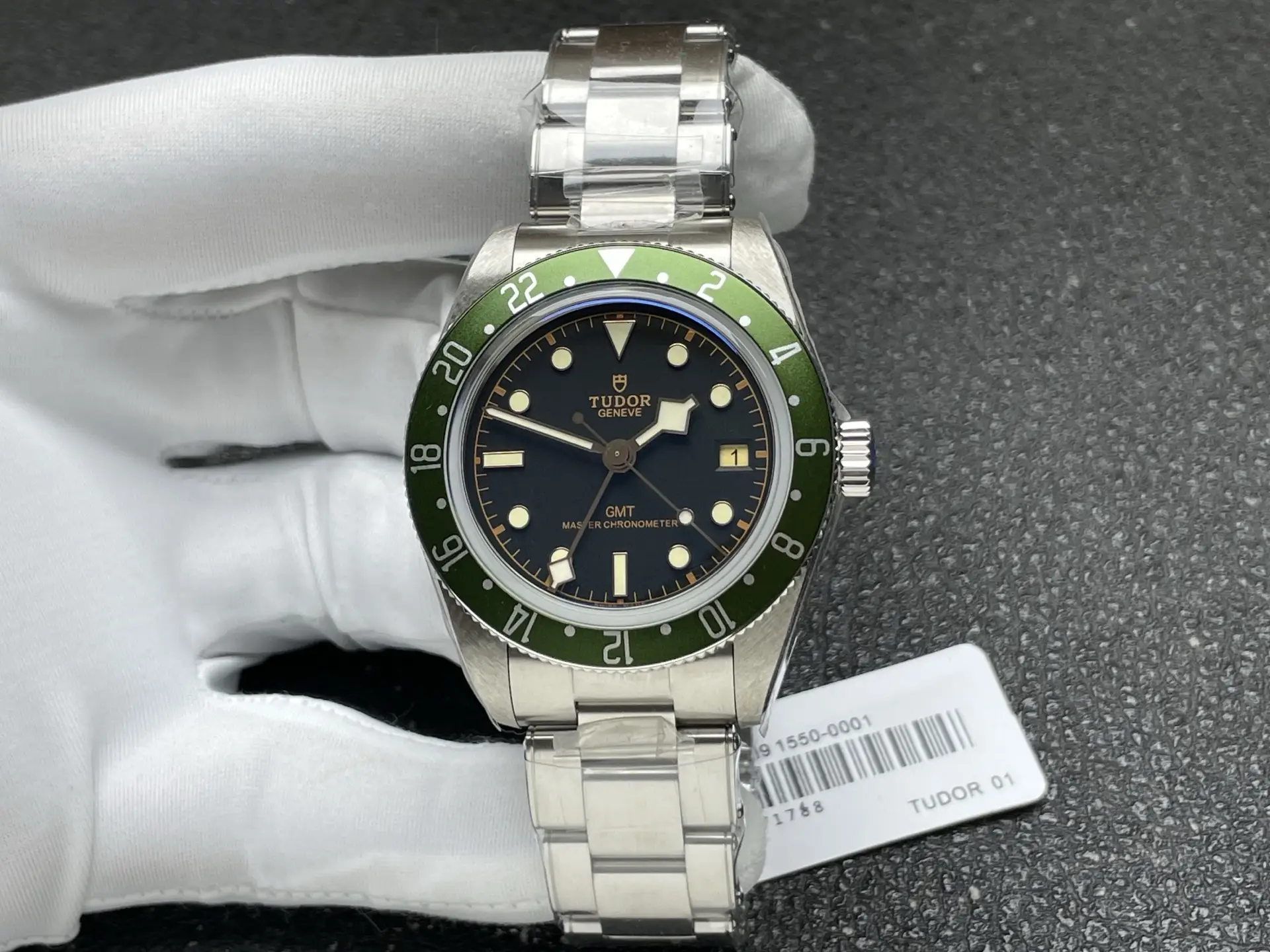 Tudor GMT Watch Black Bay 58 Green Bezel Steel Bracelet Premium 39MM TUD-BB58-GMT-GRN-STL-39