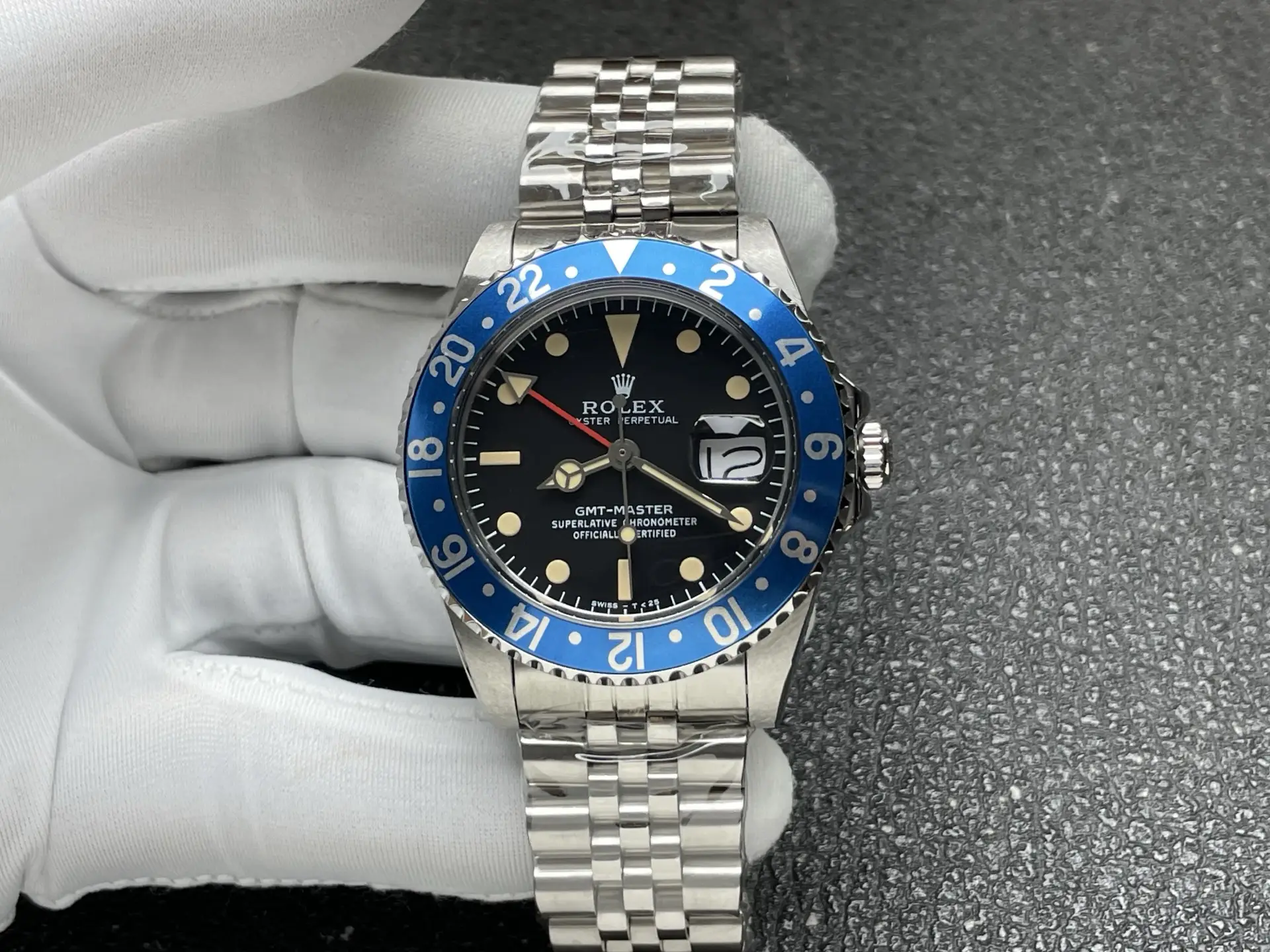 Rolex GMT Retro 1250 Blue Jubilee 40mm