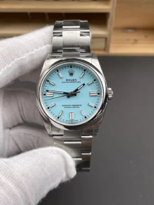 Rolex Oyster Perpetual 36 Stainless Steel Turquoise Dial Watch